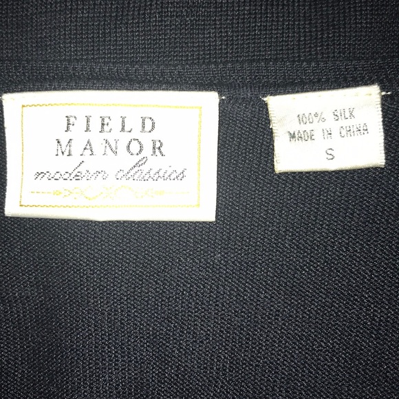 Field and Manor 100% Silk Cardigan - Picture 4 of 6